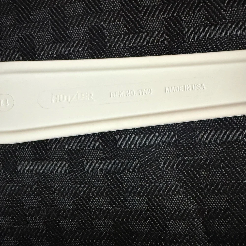 Hutzler Item No 1700‎ White Slotted Spoon Serving Kitchen Utensil Made in USA